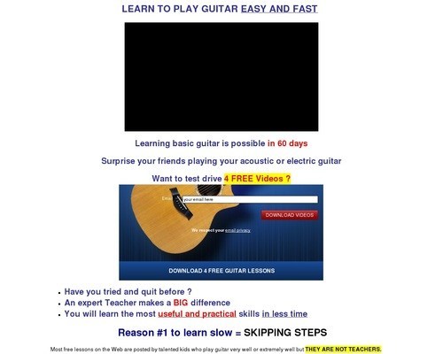 Free guitar lessons for beginners
